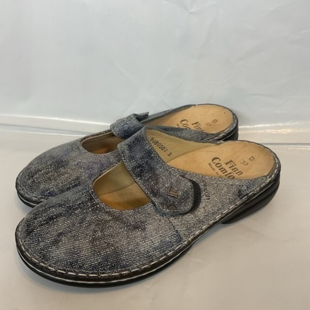 NWOB Finn Comfort Stanford Hippie Jeans Damen Clog Women 37/US7 Germany